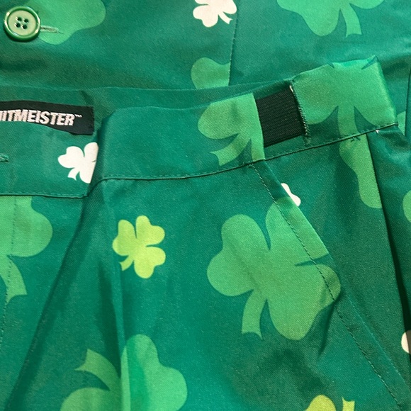 Suitmeister Mens Green St Patricks Day Suit coat and pants /no tie M NWOT - Picture 4 of 8